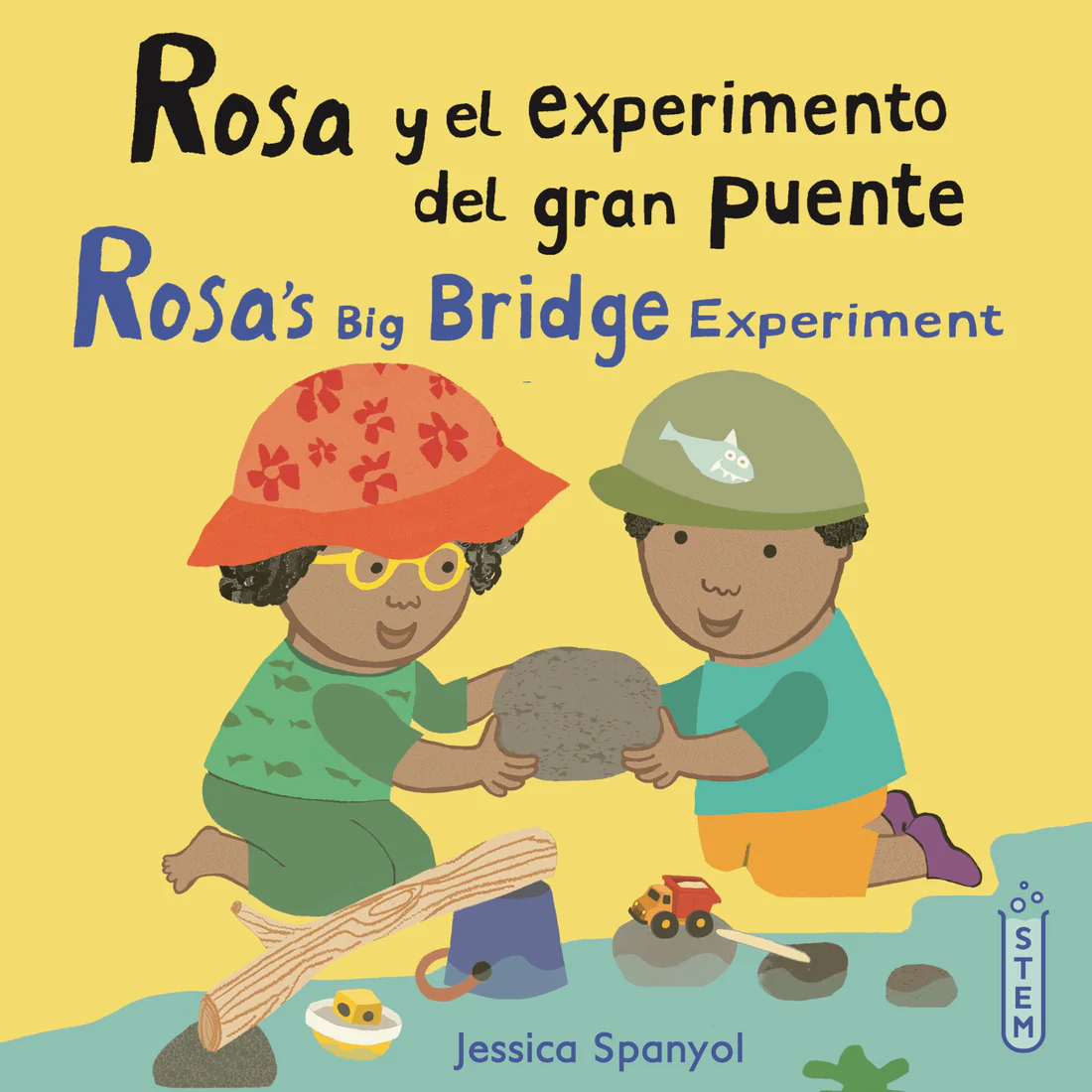 Rosa y el experimento del gran puente/Rosa's Big Bridge Experiment - 8x8 Softcover Edition