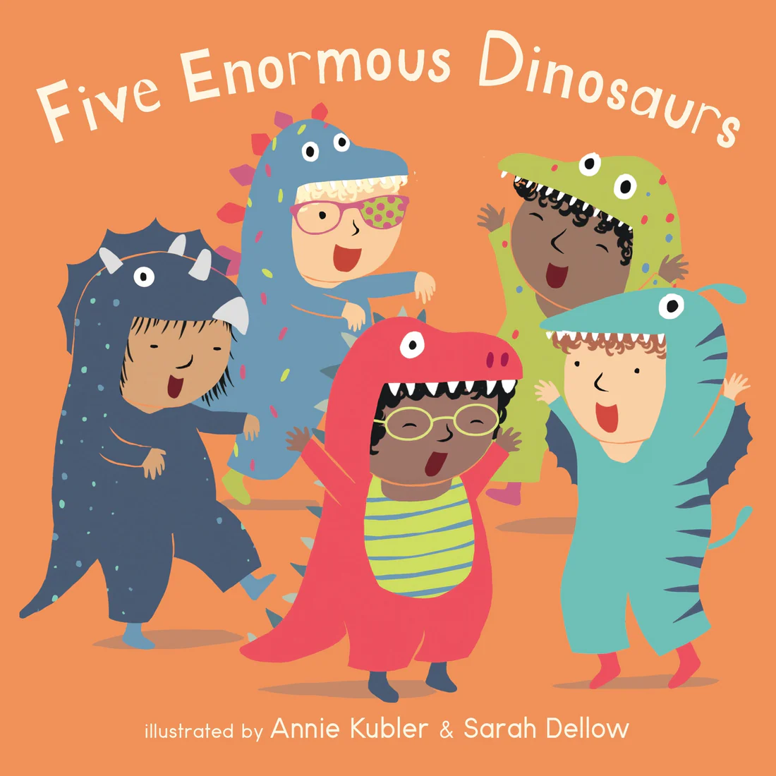 Five Enormous Dinosaurs - Board book Edition