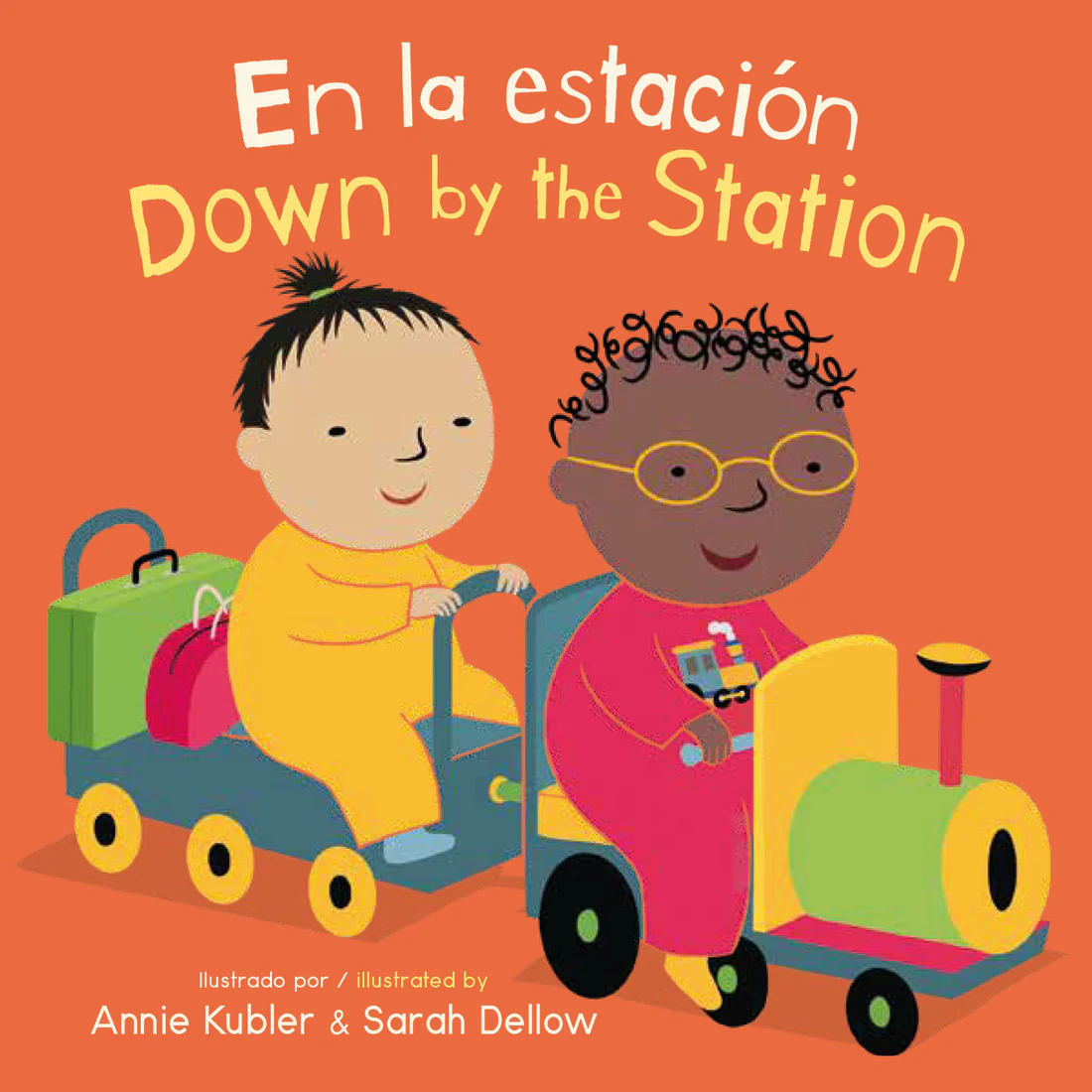 En la estación/Down by the Station - Board book Edition
