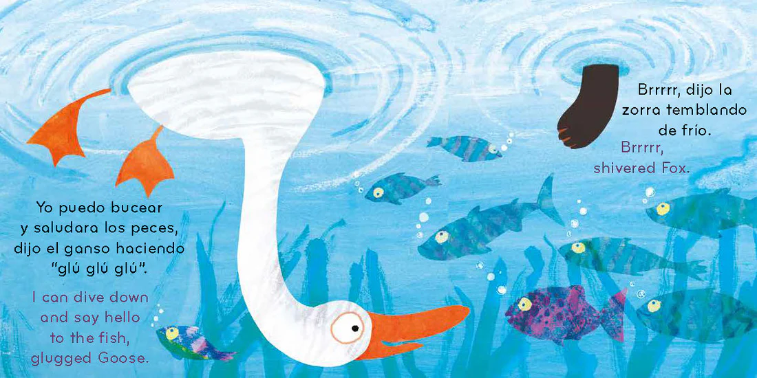 La Zorra y el Ganso/Fox and Goose - Board book Edition