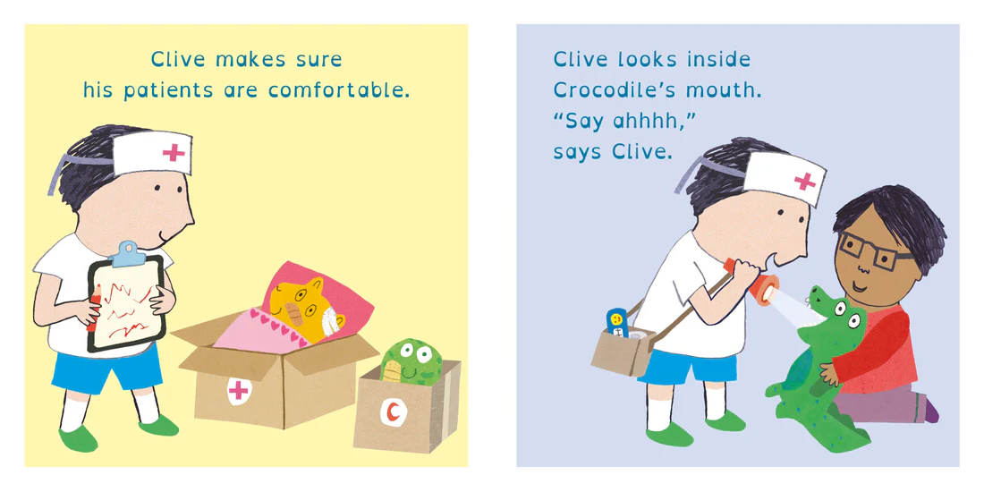 Clive is a Nurse - Board book Edition