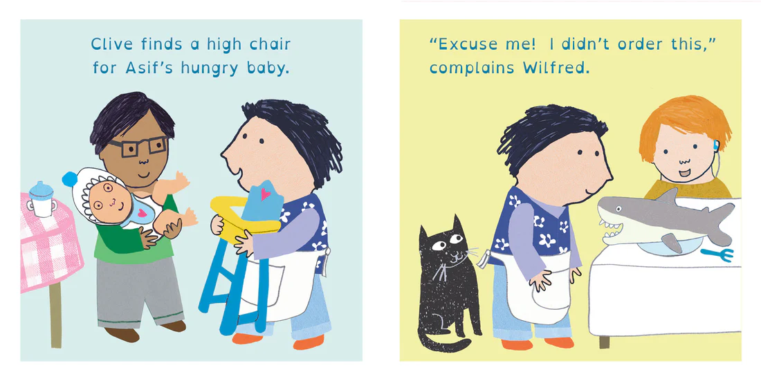 Clive is a Waiter - Board book Edition