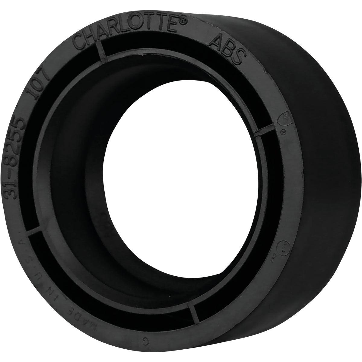 Charlotte Pipe 3 In. Spigot x 2 In. Hub Reducing ABS Bushing