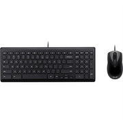 ASUS Chrome OS Layout USB Wired Keyboard and Optical Mouse Combo Set Black 90MA0000-P00120