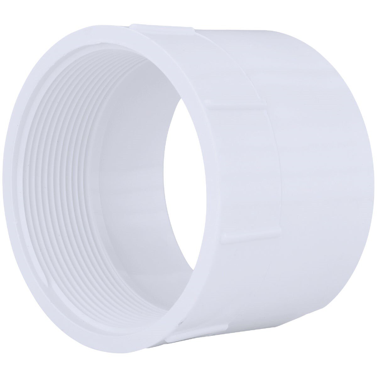 Charlotte Pipe 4 In. Hub x 4 In. FPT Schedule 40 DWV PVC Adapter
