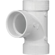 Charlotte Pipe 2 In. Schedule 40 Sanitary PVC Tee