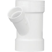 Charlotte Pipe 4 In. x 2 In. Schedule 40 DWV Reducing PVC Wye