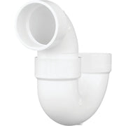 Charlotte Pipe 3 In. White PVC P-Trap