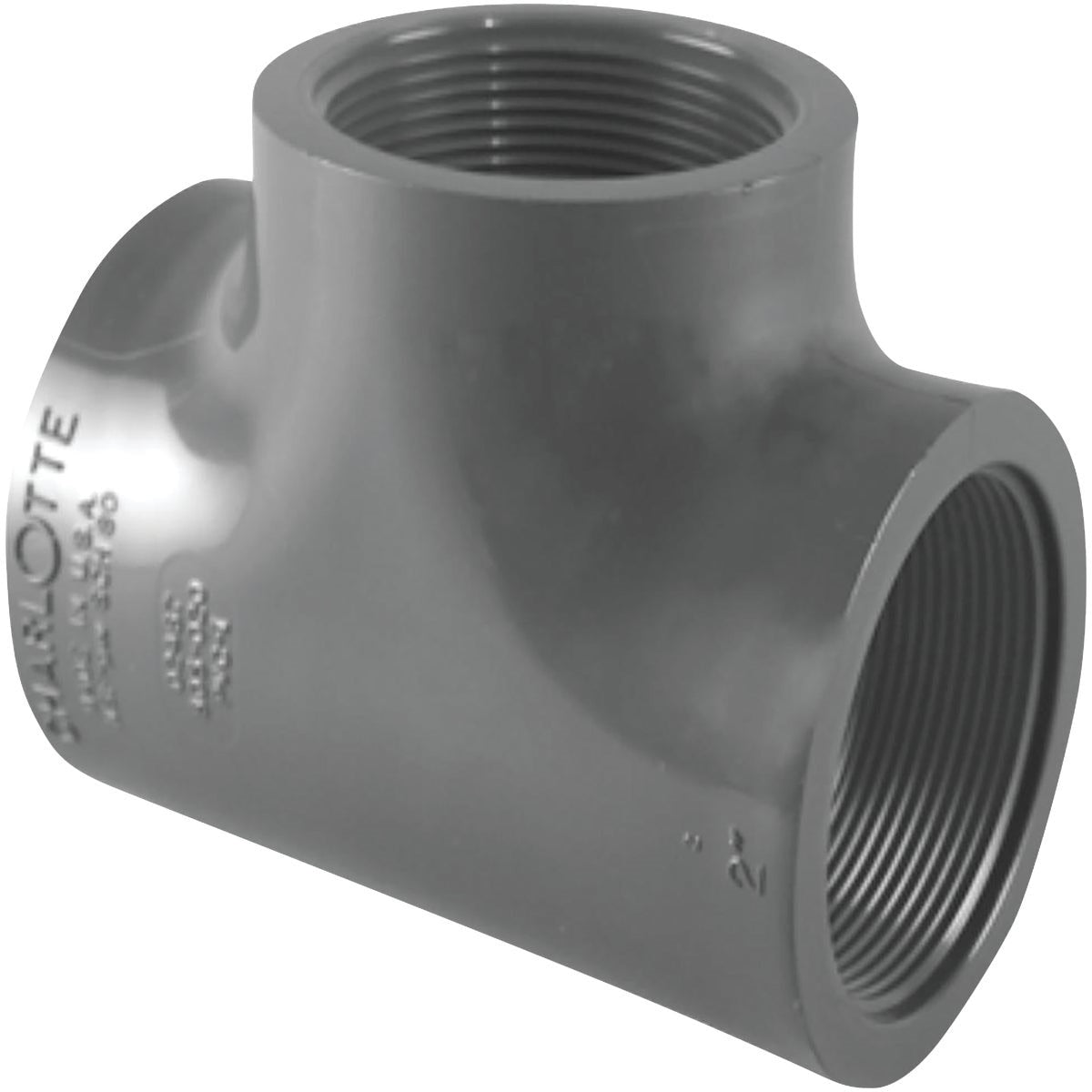 Charlotte Pipe 1 In. FIP Schedule 80 PVC Tee