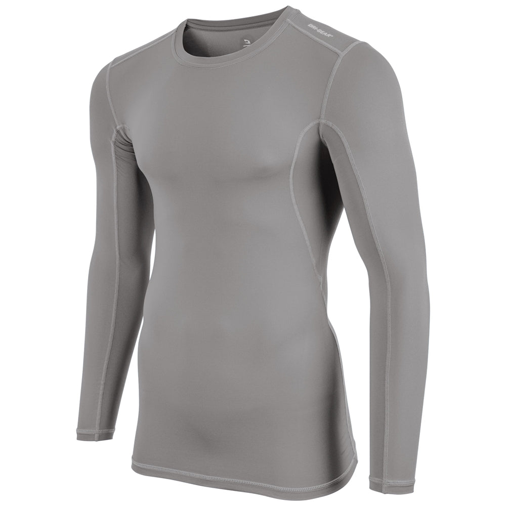 Lightning 2.0 Compression Long Sleeve Jersey - Grey - Adult - 3XL