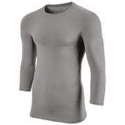 Lightning 2.0 Compression 3/4 Sleeve Jersey - Grey - Adult - 3XL