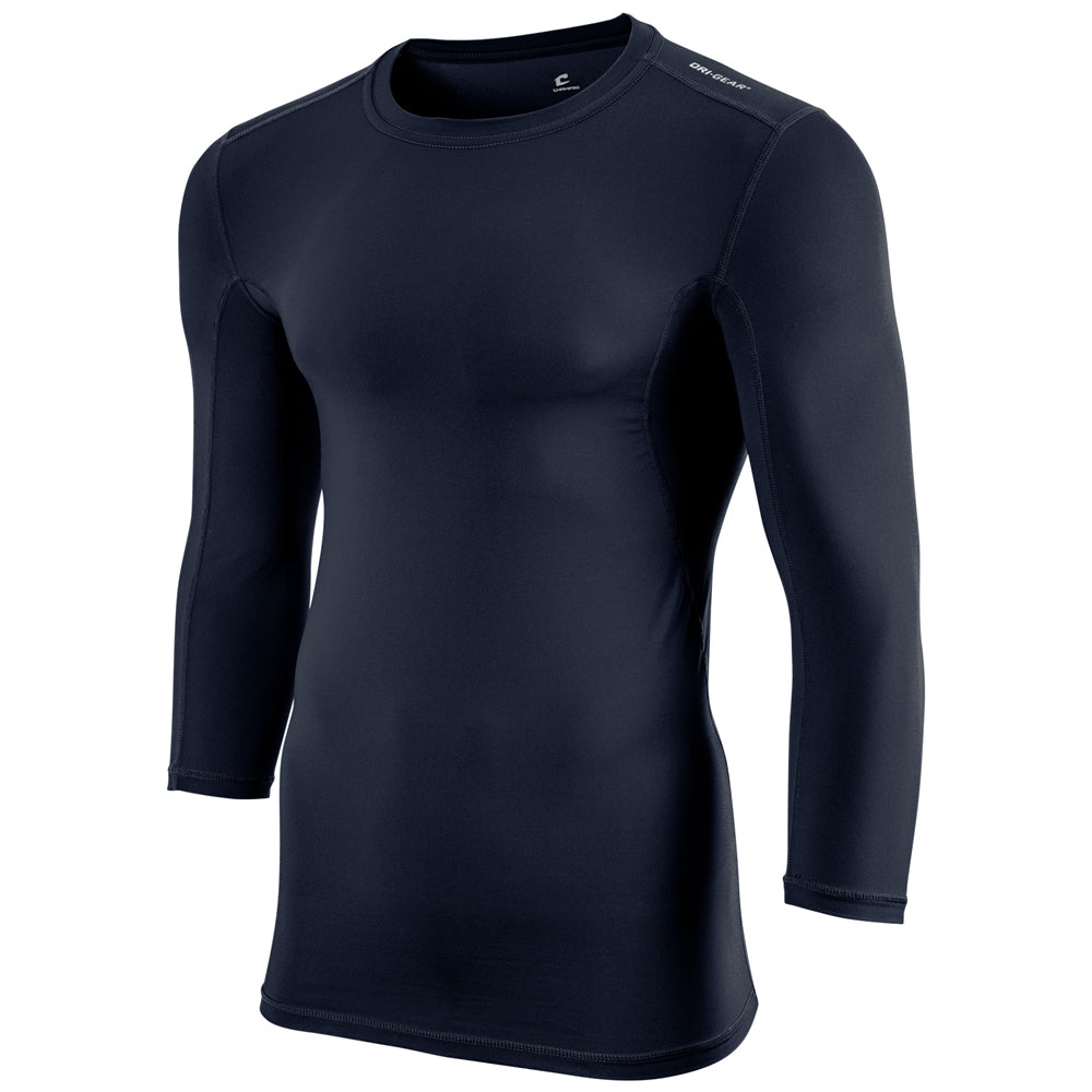 Lightning 2.0 Compression 3/4 Sleeve Jersey - Navy - Youth - Medium
