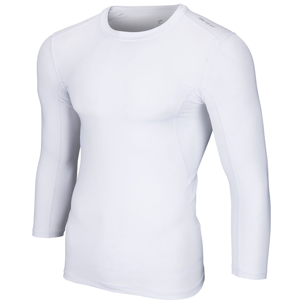 Lightning 2.0 Compression 3/4 Sleeve Jersey - White - Adult - Medium