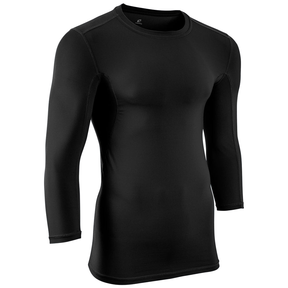 Lightning 2.0 Compression 3/4 Sleeve Jersey - Black - Adult - 3XL