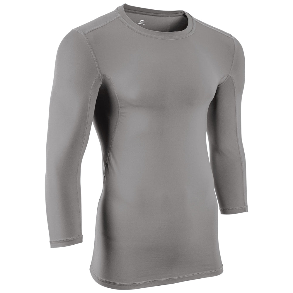 Lightning 2.0 Compression 3/4 Sleeve Jersey - Grey - Adult - Medium