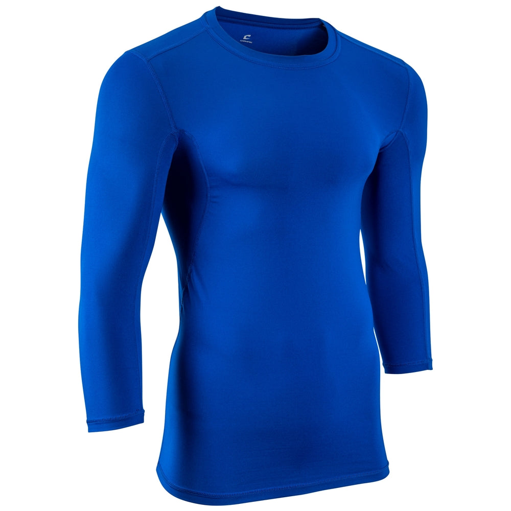 Lightning 2.0 Compression 3/4 Sleeve Jersey - Royal - Youth - Large