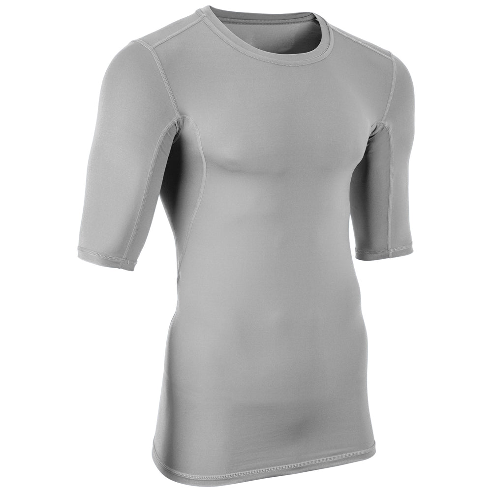 Lightning 2.0 Compression Half Sleeve Jersey - Grey - Youth - Large
