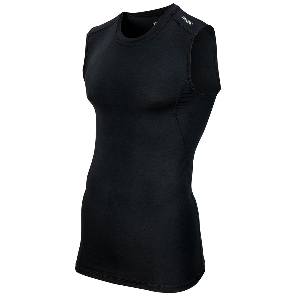 Compression Sleeveless Shirt - Black - Youth - Small