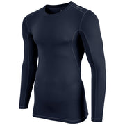 Compression Long Sleeve Shirt - Navy - Adult - Large