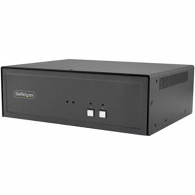 StarTech.com Secure 2-Port KVM Switch. DisplayPort. 4K 30Hz. NIAP 4.0