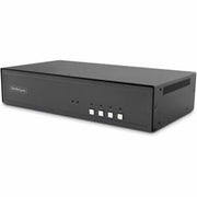 StarTech.com Secure 4-Port Dual-Monitor KVM Switch. DisplayPort. 4K 30