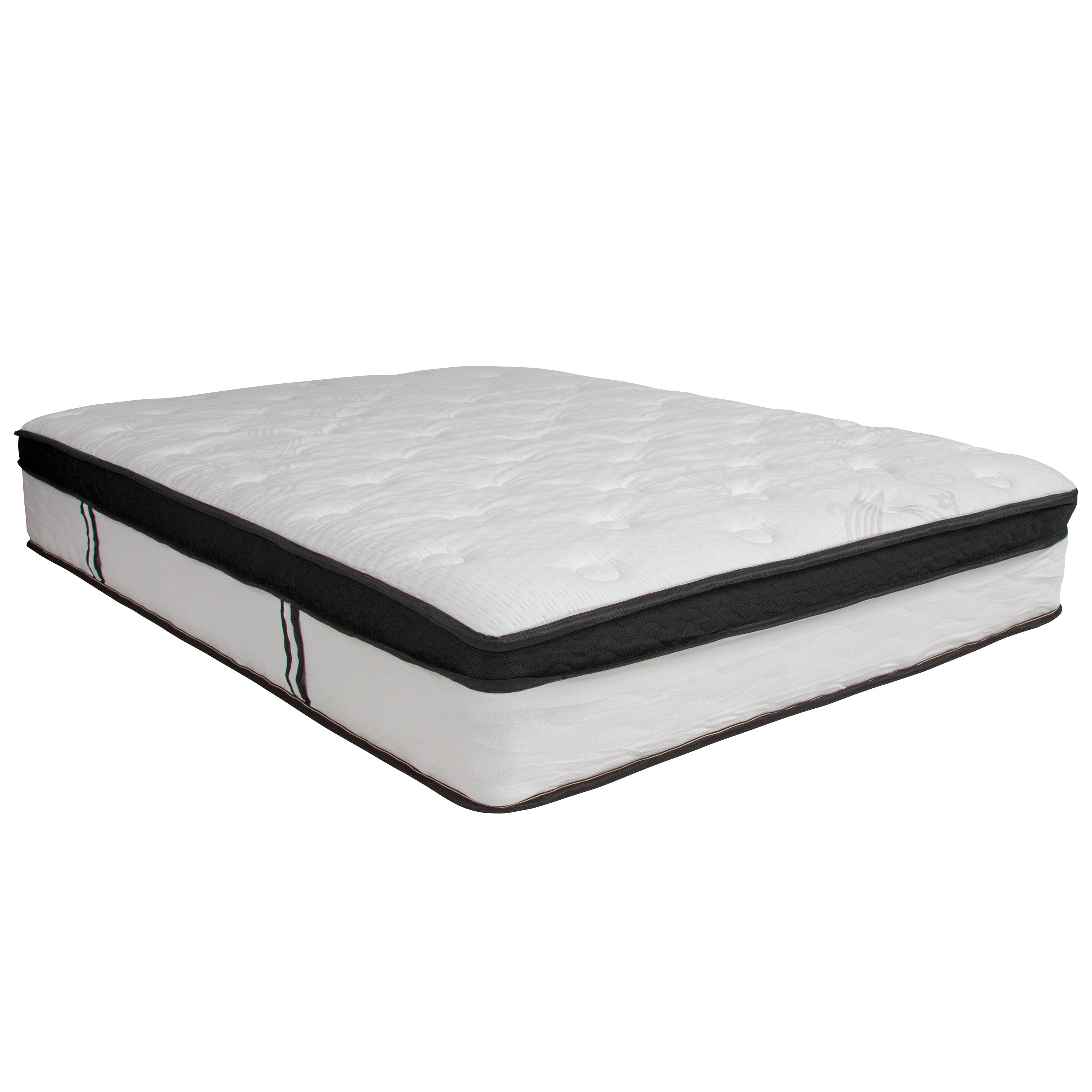 Capri Comfortable Sleep 12 Inch CertiPUR-US Certified Memory Foam & Pocket Spring Mattress, Full Mattress in a Box