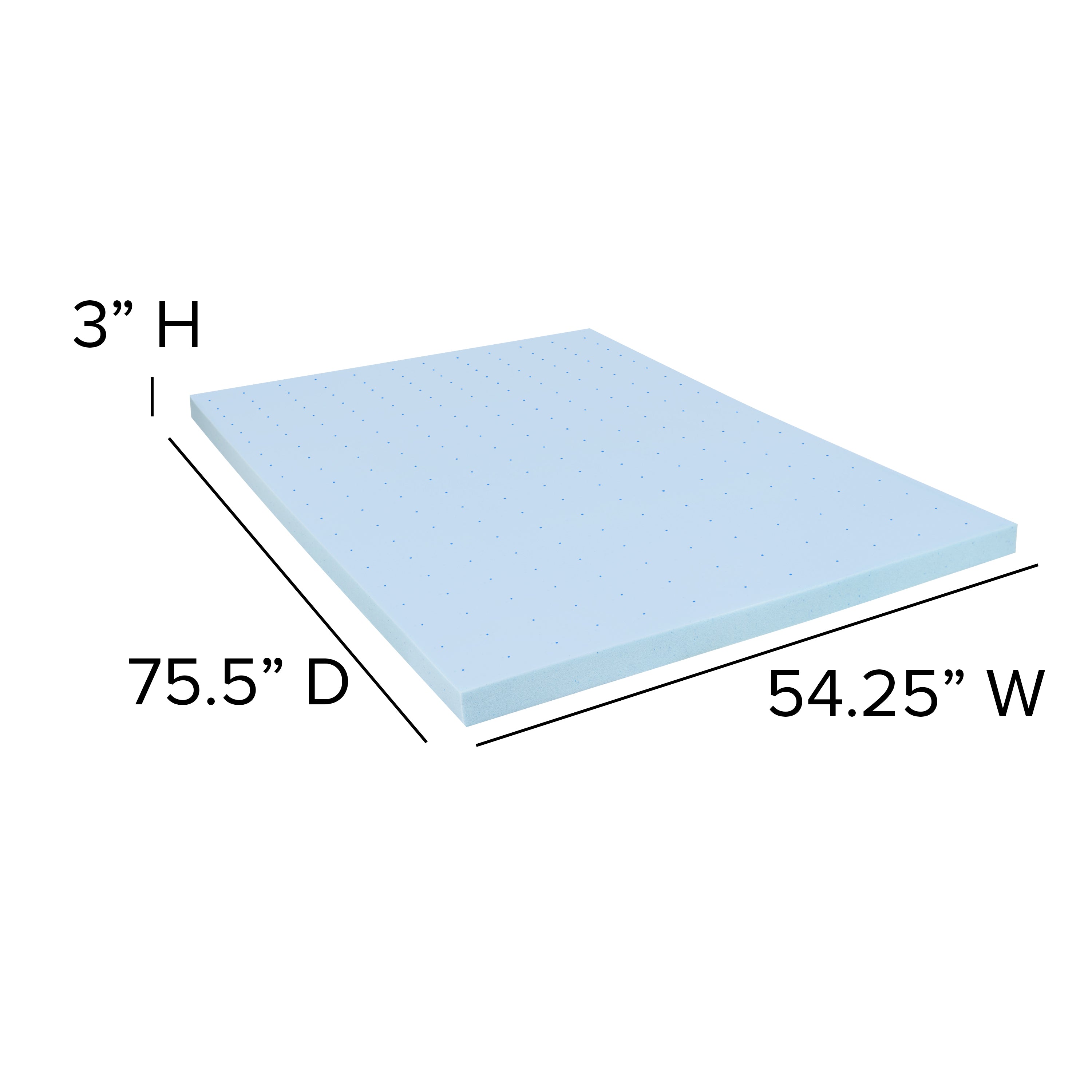 Capri Comfortable Sleep Full 10 Inch CertiPUR-US Certified Foam Pocket Spring Mattress & 3 inch Gel Memory Foam Topper Bundle