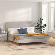Capri Comfortable Sleep 6 Inch CertiPUR-US Certified Spring Mattress, King Mattress in a Box