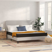 Capri Comfortable Sleep 8 Inch CertiPUR-US Certified Foam and Innerspring Hybrid Mattress, King Mattress in a Box