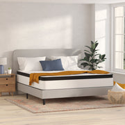 Capri Comfortable Sleep Firm 12 Inch CertiPUR-US Certified Hybrid Pocket Spring Mattress, Extra Firm Feel, Durable Support, King Mattress in a Box