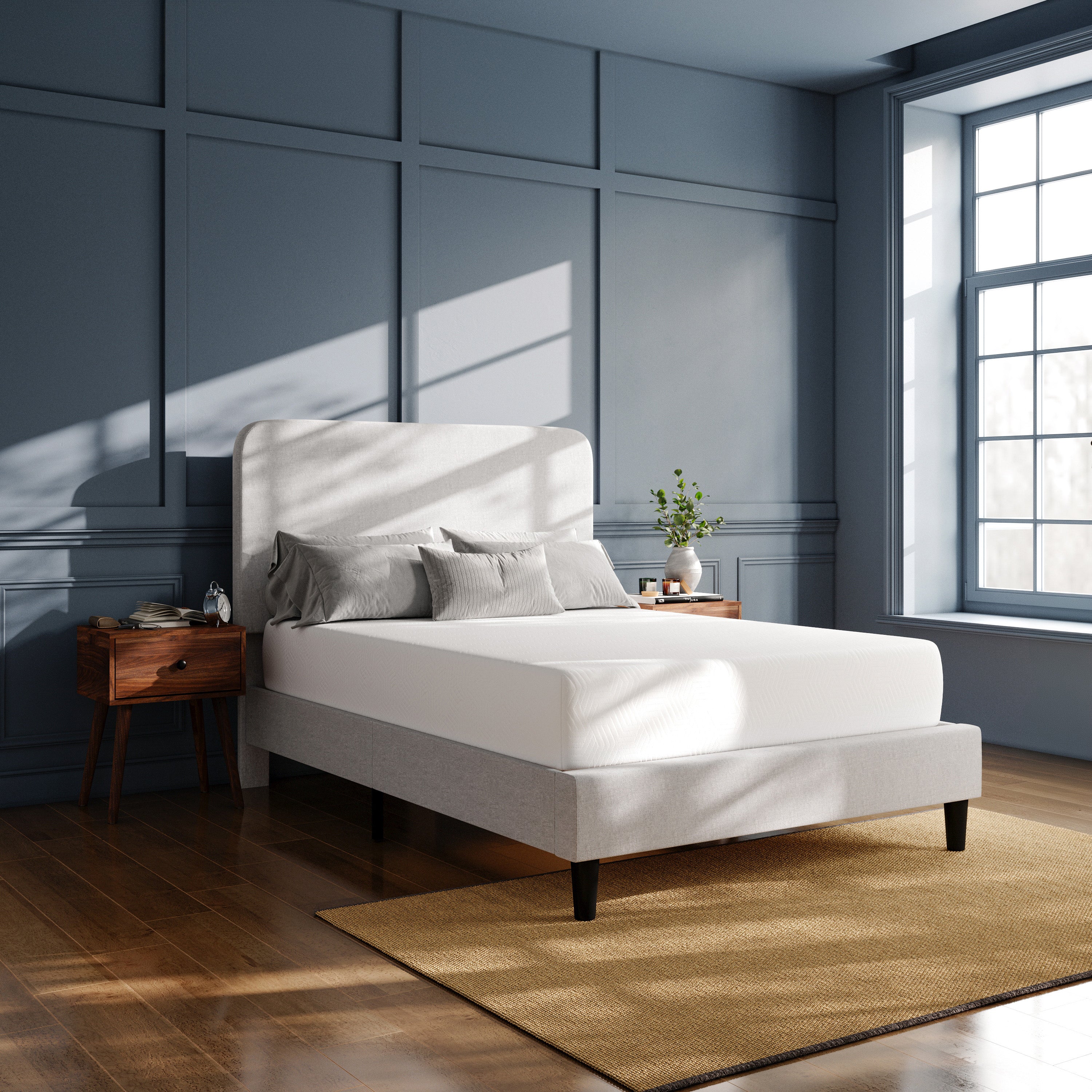 Cloud Green Tea Cooling Gel 3-Layer Memory Foam 10" Full Mattress in a Box with CertiPUR-US Certification, Washable Cover, and Pressure Relief