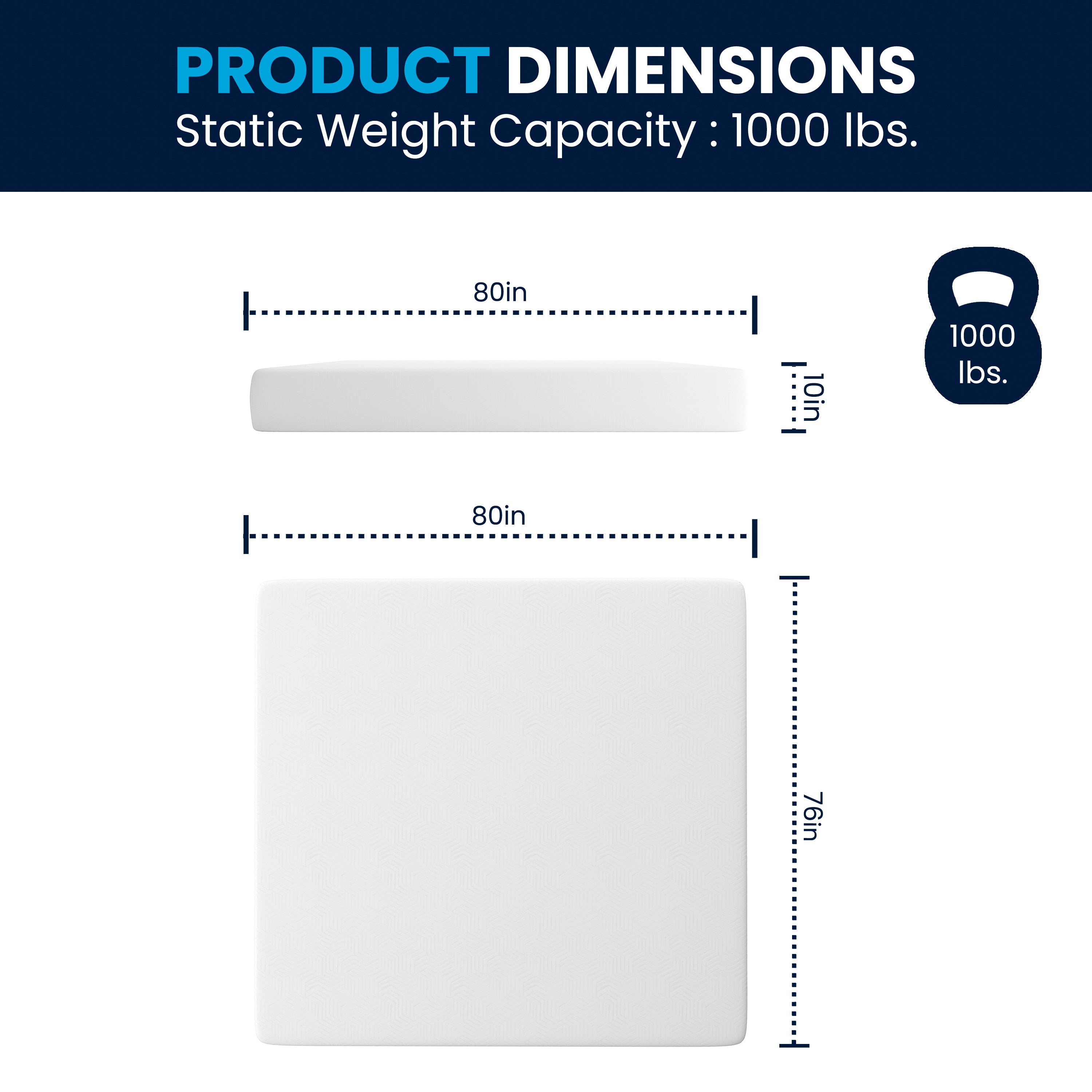 Cloud Green Tea Cooling Gel 3-Layer Memory Foam 10" King Mattress in a Box with CertiPUR-US Certification, Washable Cover, and Pressure Relief