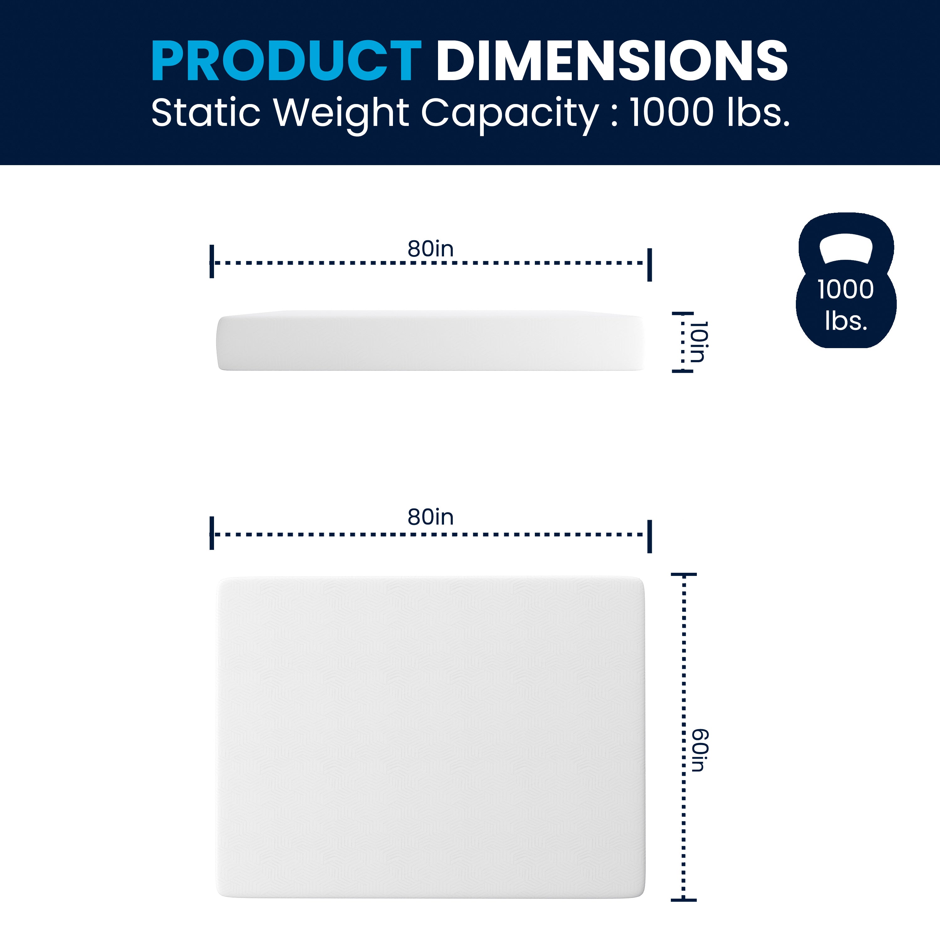 Cloud Green Tea Cooling Gel 3-Layer Memory Foam 10" Queen Mattress in a Box with CertiPUR-US Certification, Washable Cover, and Pressure Relief