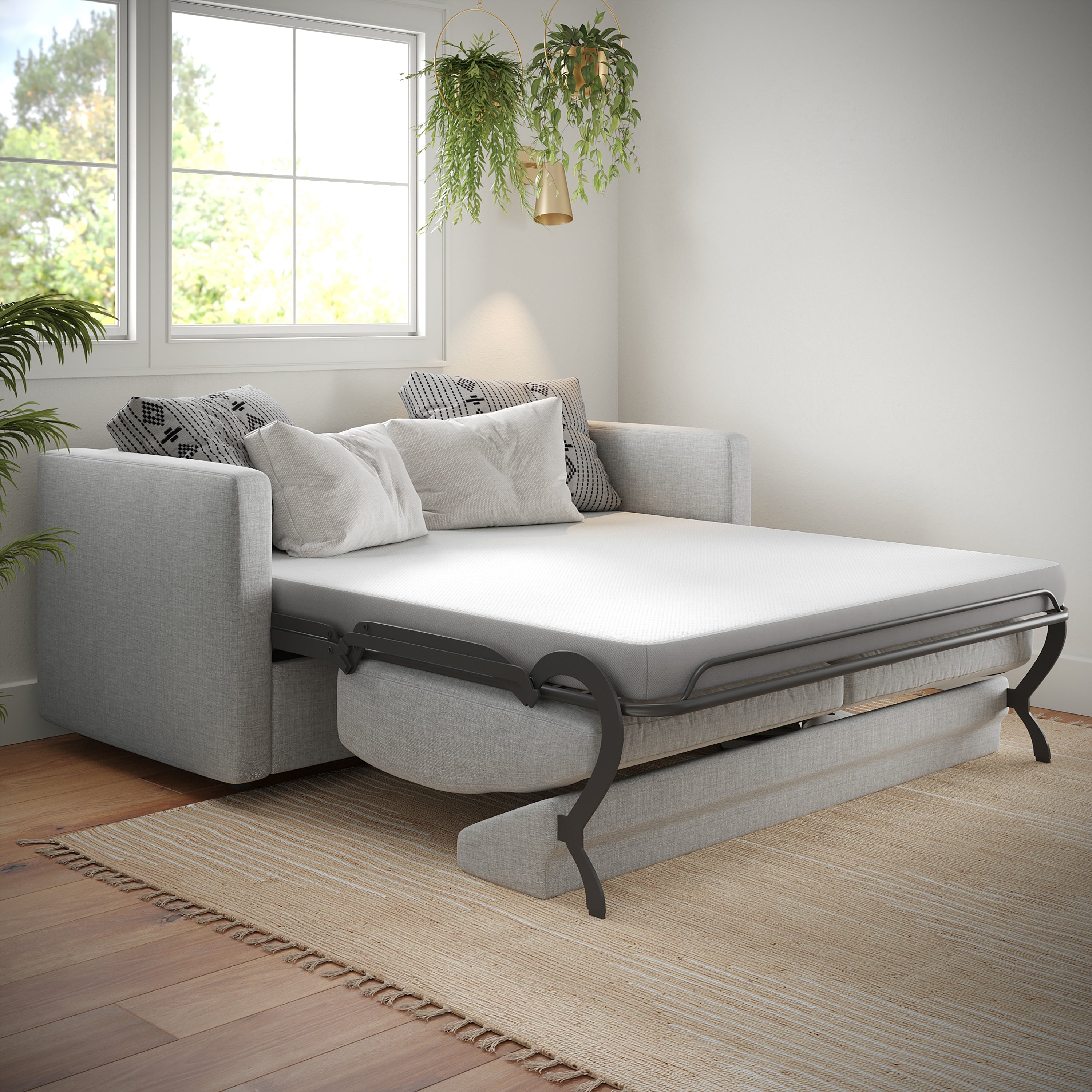 Cloud 4" Cooling Memory Foam Full Mattress in a Box for Sleeper Sofas, Dorm, Boat, or RV Use