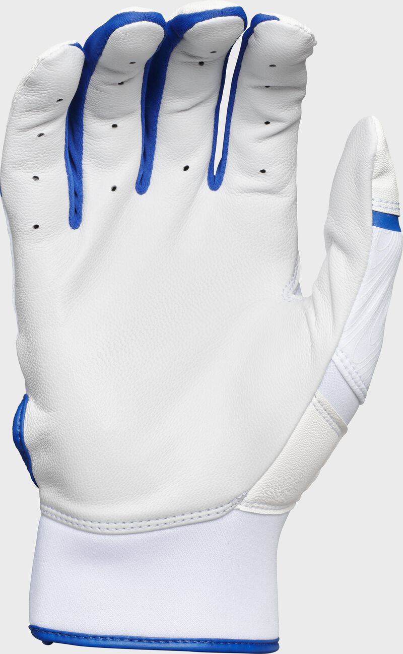 Rawlings Adult Clout  Batting Gloves - Medium - White/Royal