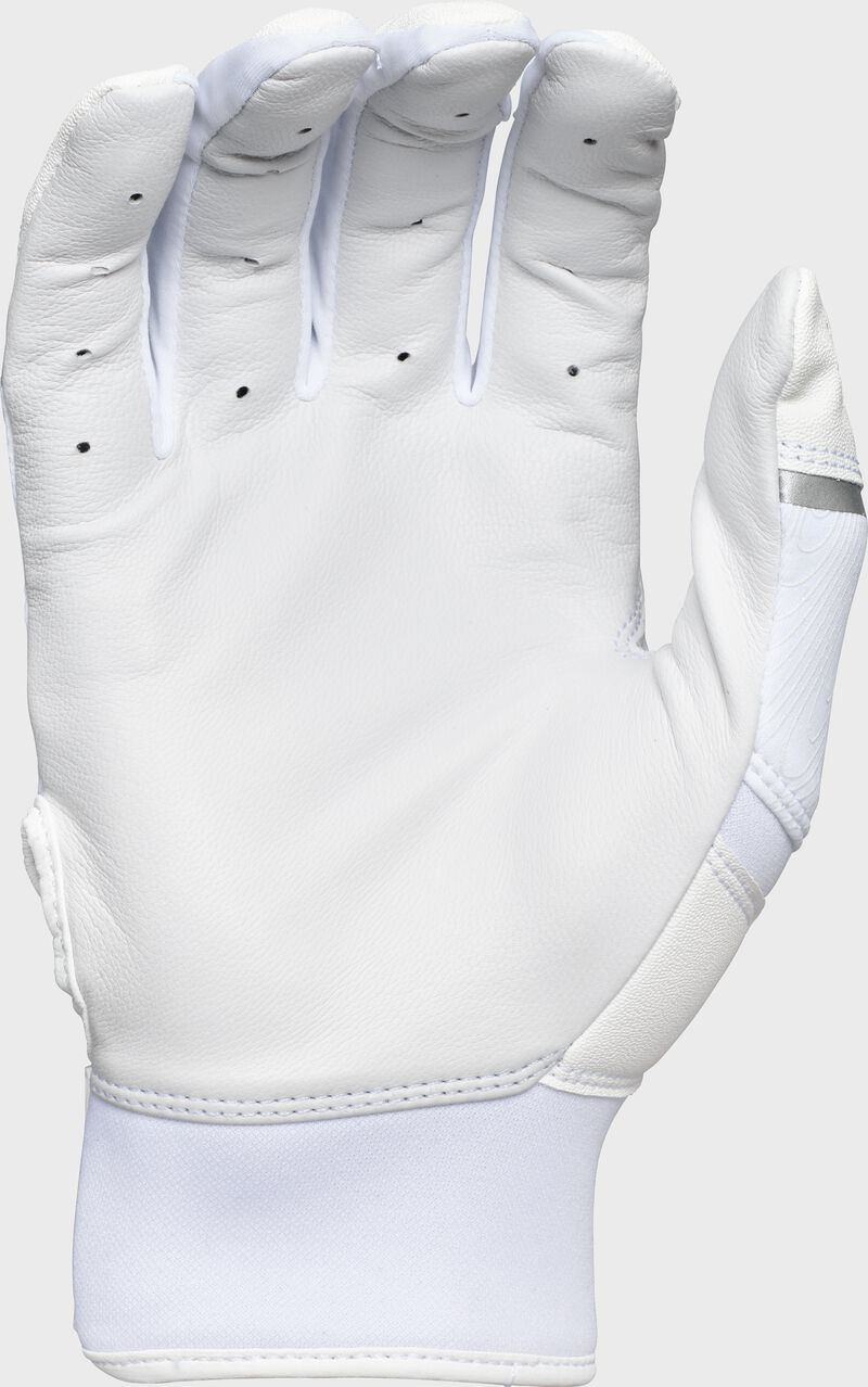 Rawlings Adult Clout  Batting Gloves - Medium - White/White