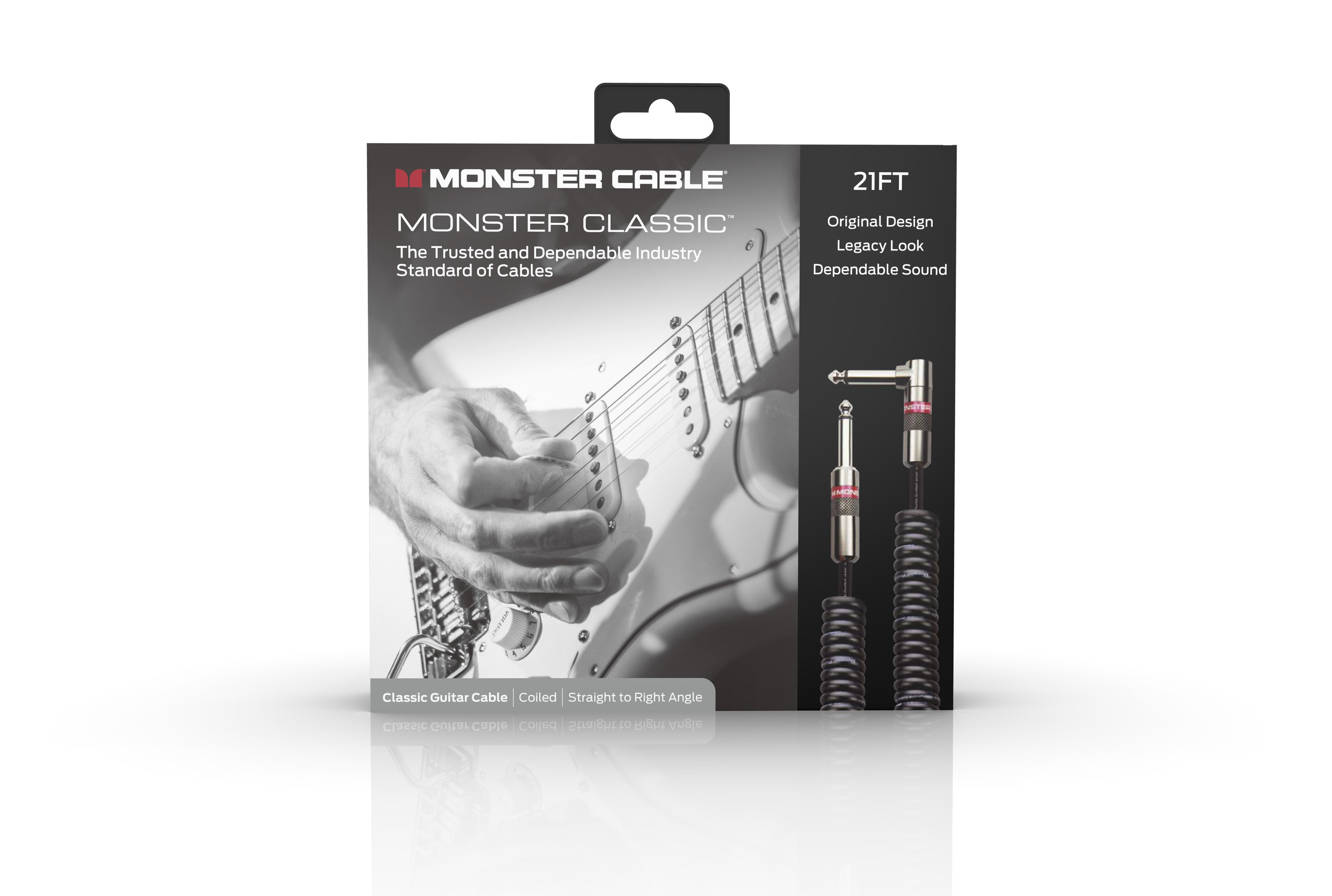 Monster CLAS-I-21ACWW Prolink Monster Classic 1/4" Instrument Cable. 21 ft - Coiled
