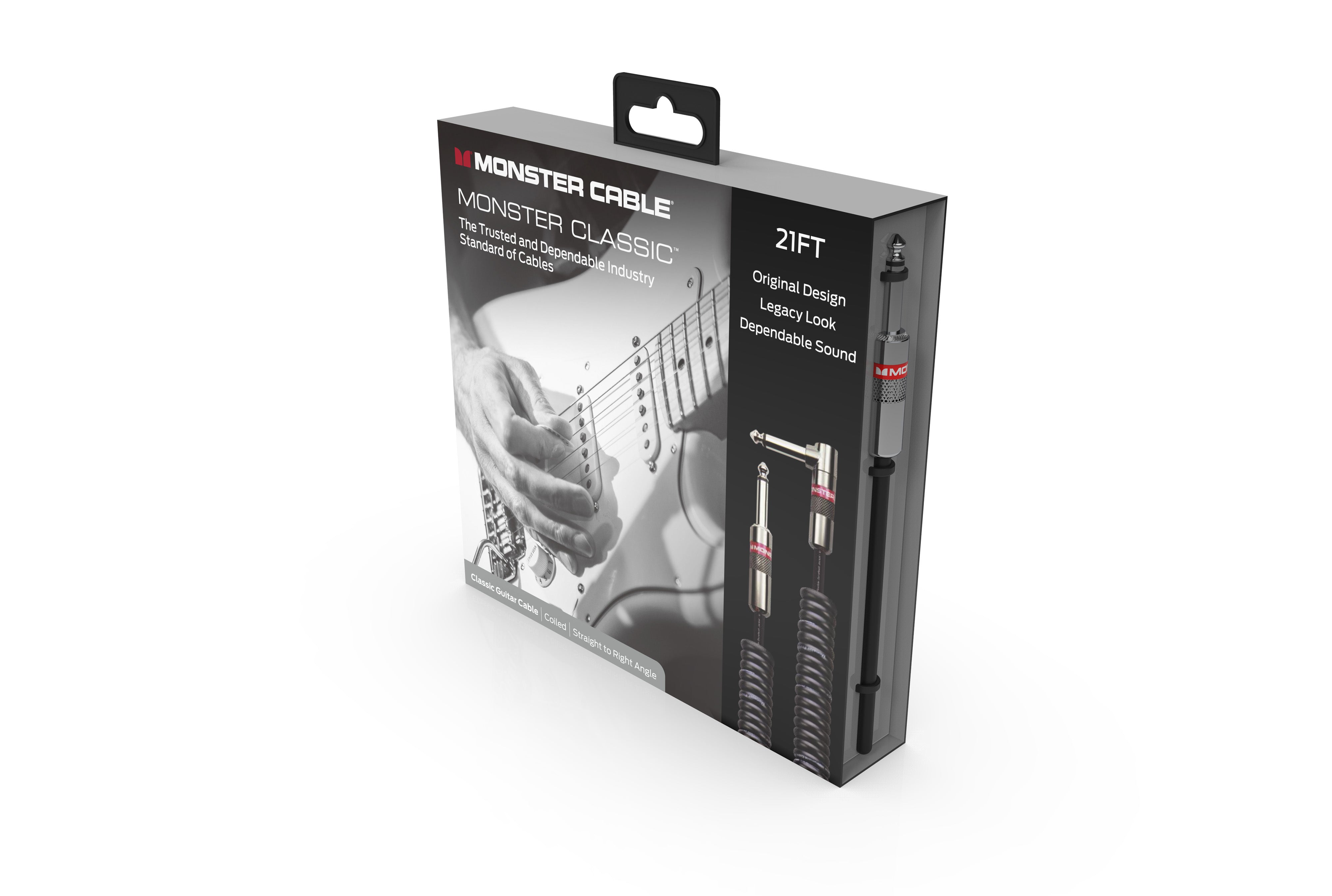 Monster CLAS-I-21ACWW Prolink Monster Classic 1/4" Instrument Cable. 21 ft - Coiled