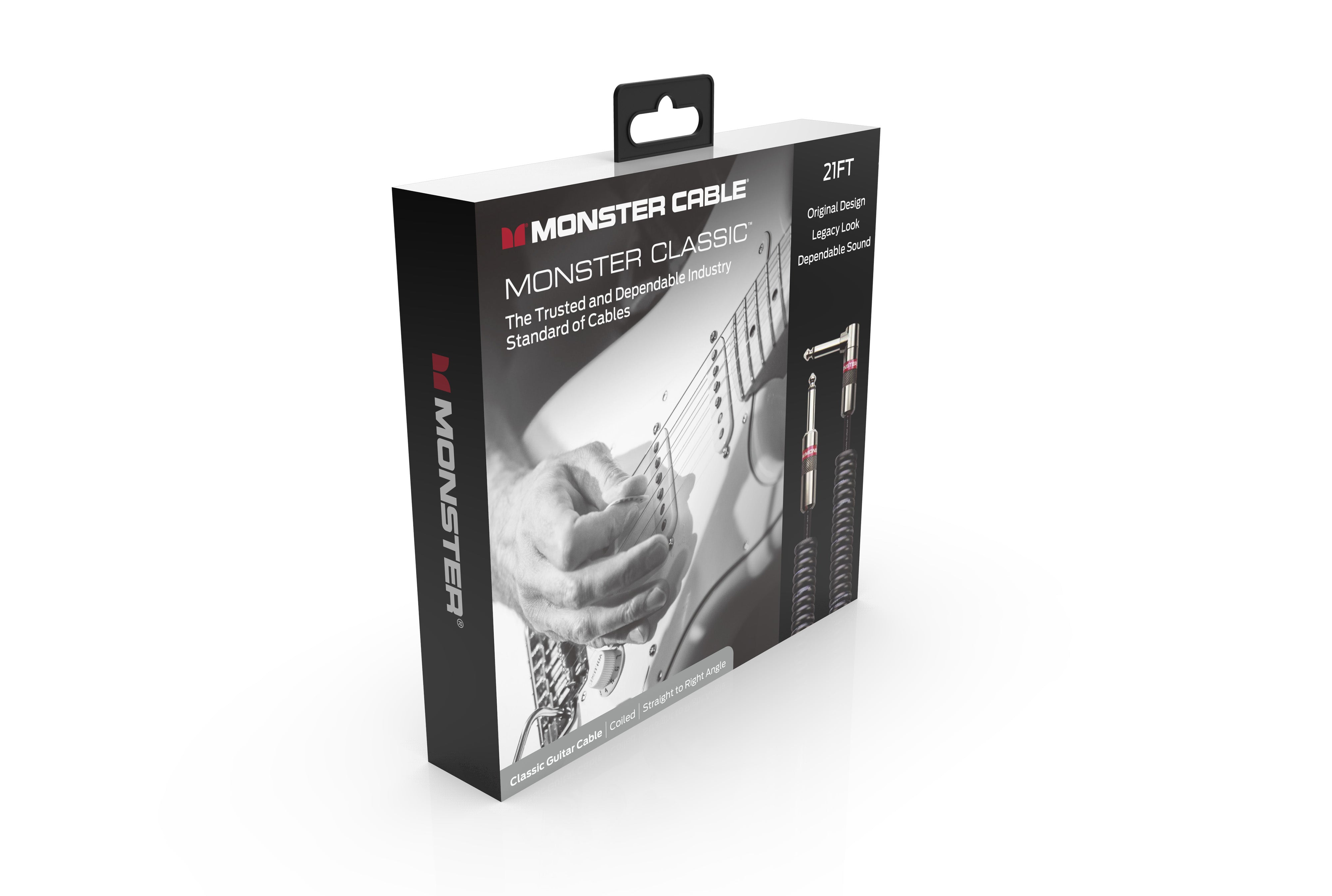 Monster CLAS-I-21ACWW Prolink Monster Classic 1/4" Instrument Cable. 21 ft - Coiled