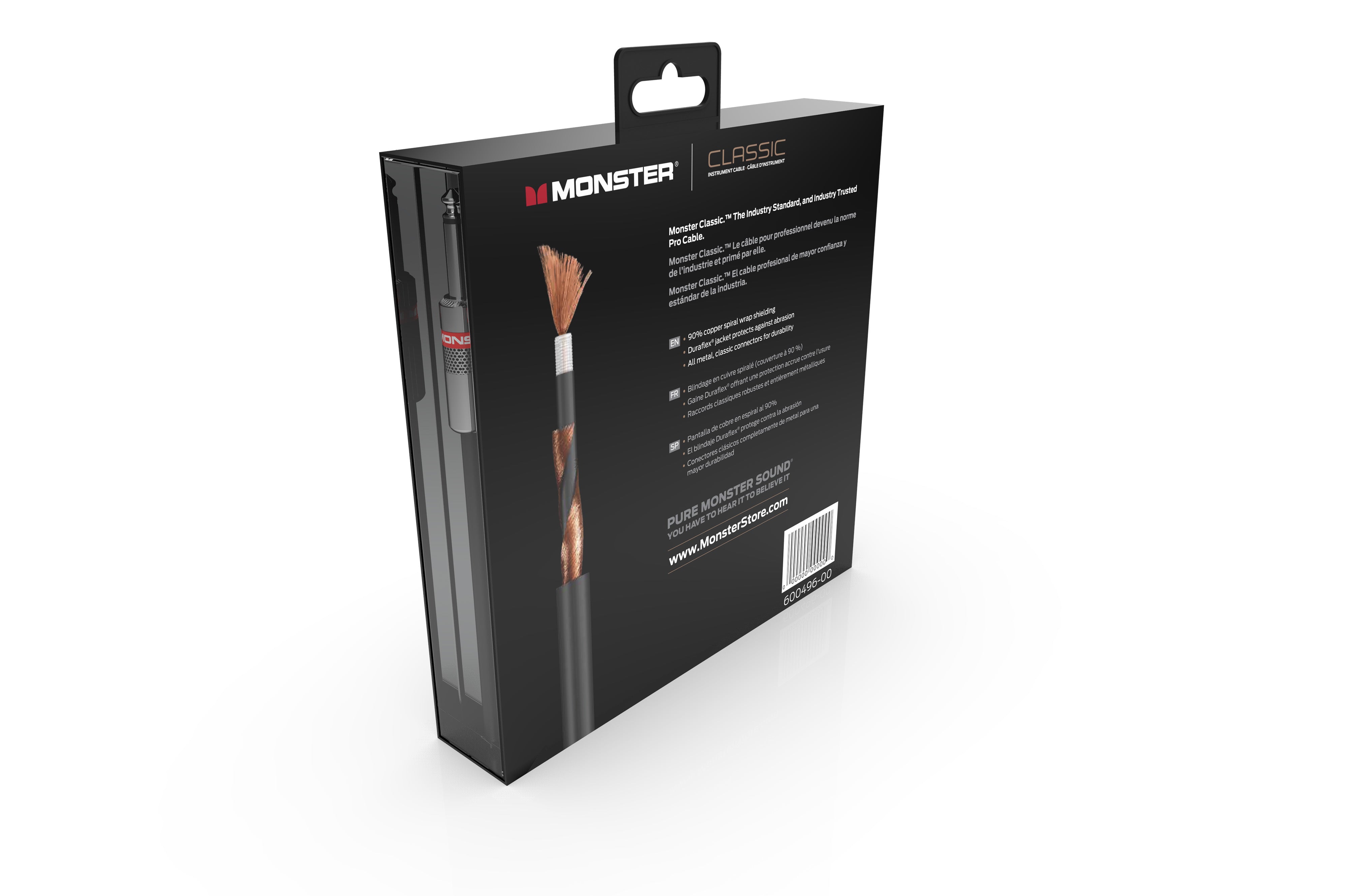 Monster CLAS-I-21WW Prolink Monster Classic 1/4" Instrument Cable. 21 ft - Straight to Straight