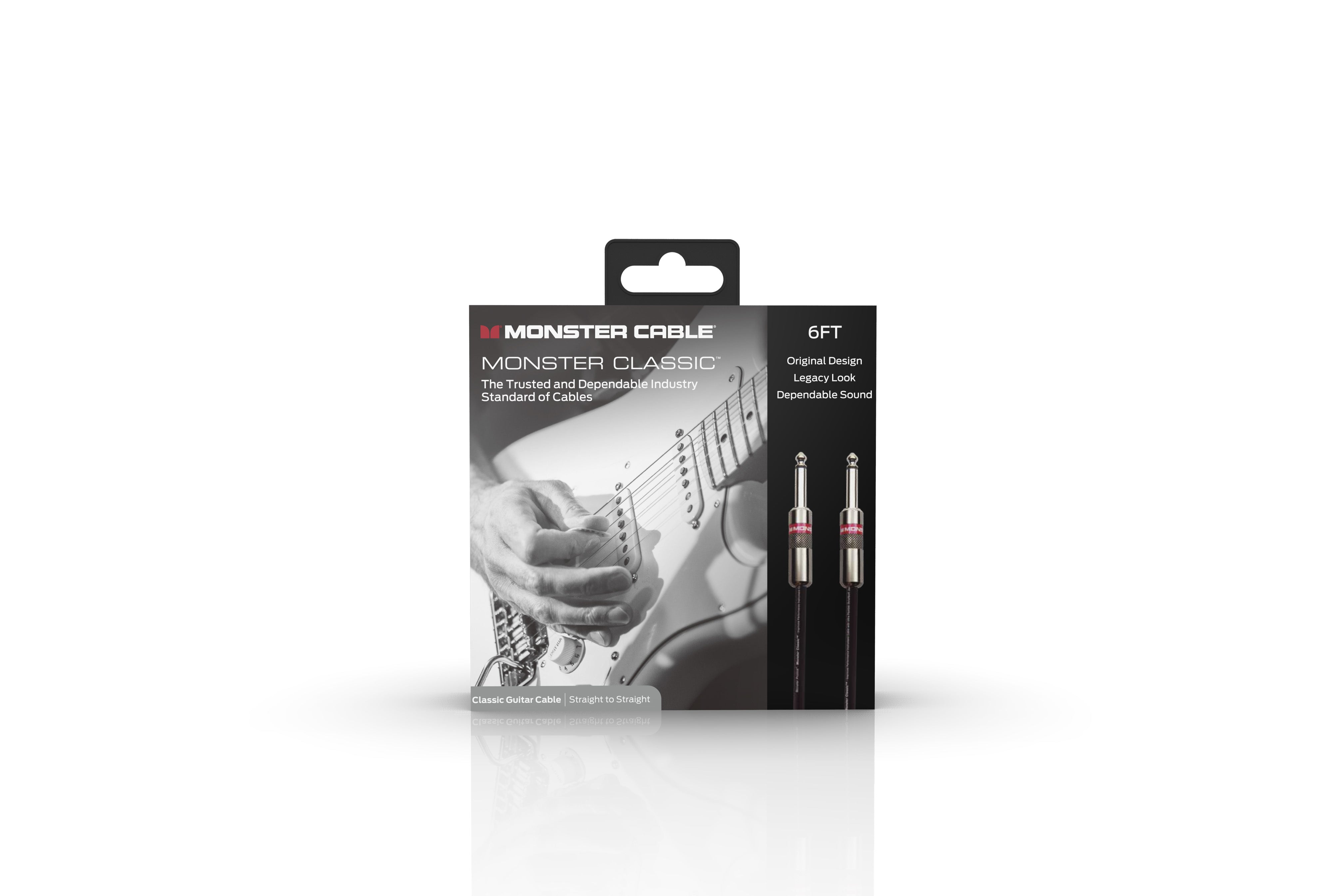 Monster CLAS-I-6WW Prolink Monster Classic 1/4" Instrument Cable. 6 ft - Straight to Straight