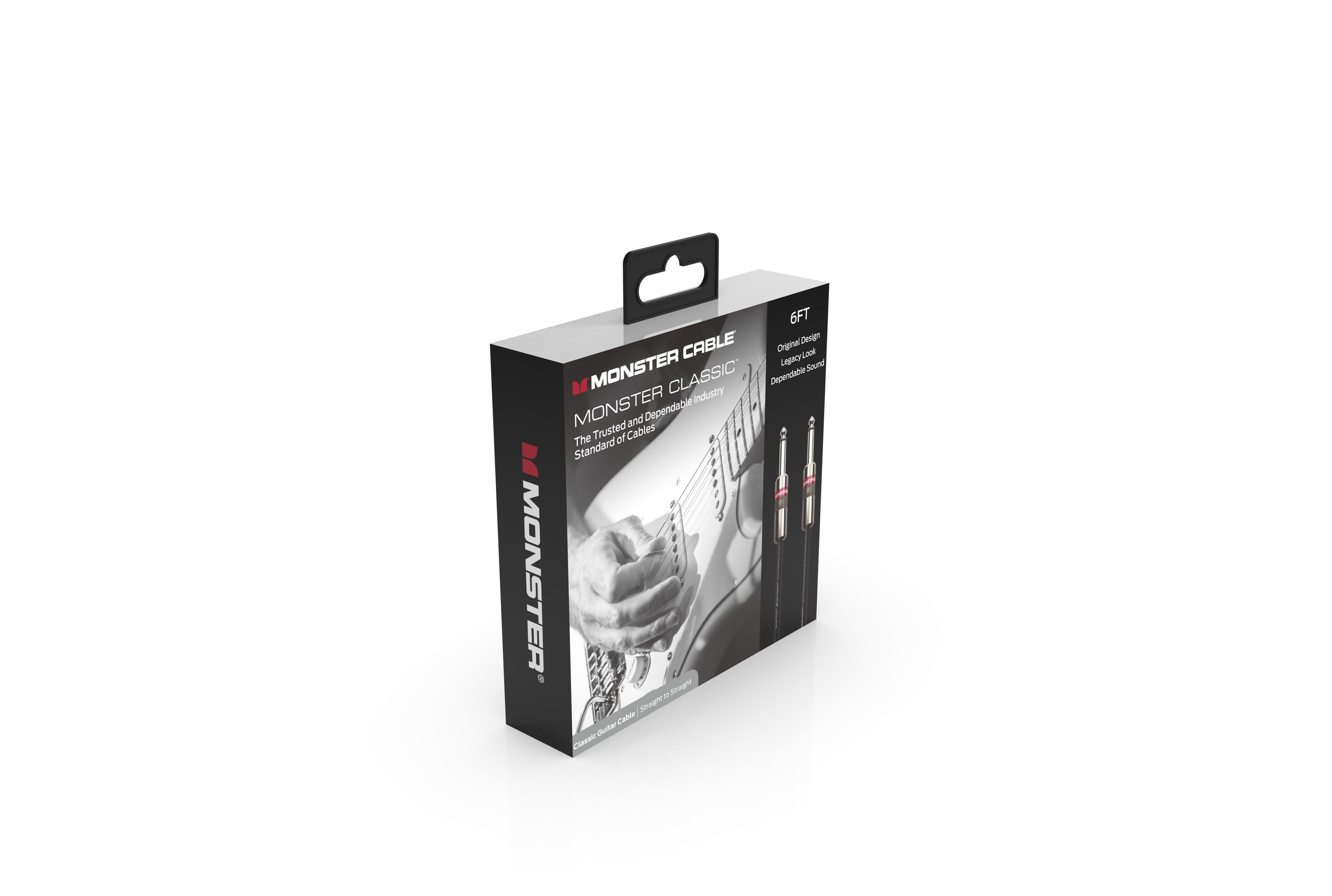 Monster CLAS-I-6WW Prolink Monster Classic 1/4" Instrument Cable. 6 ft - Straight to Straight