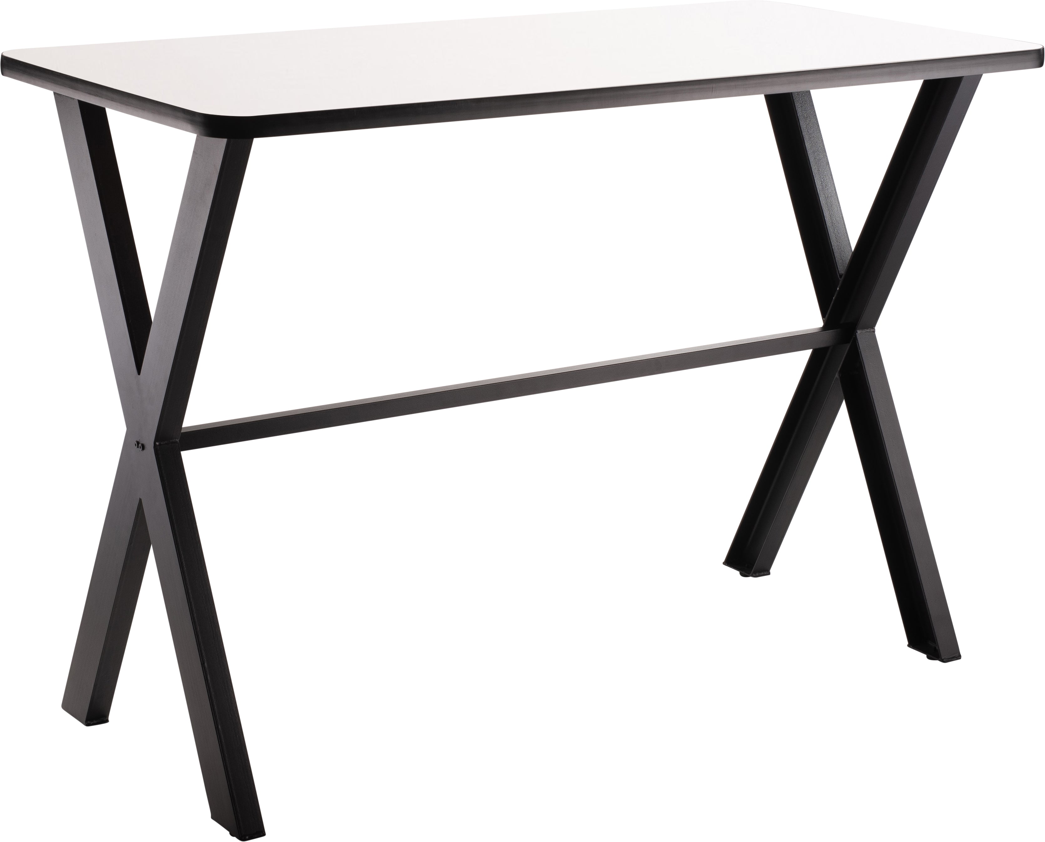 NPS® Collaborator Table, 36" x 72", Rectangle, 42" Height w/ Crossbeam, Whiteboard Top