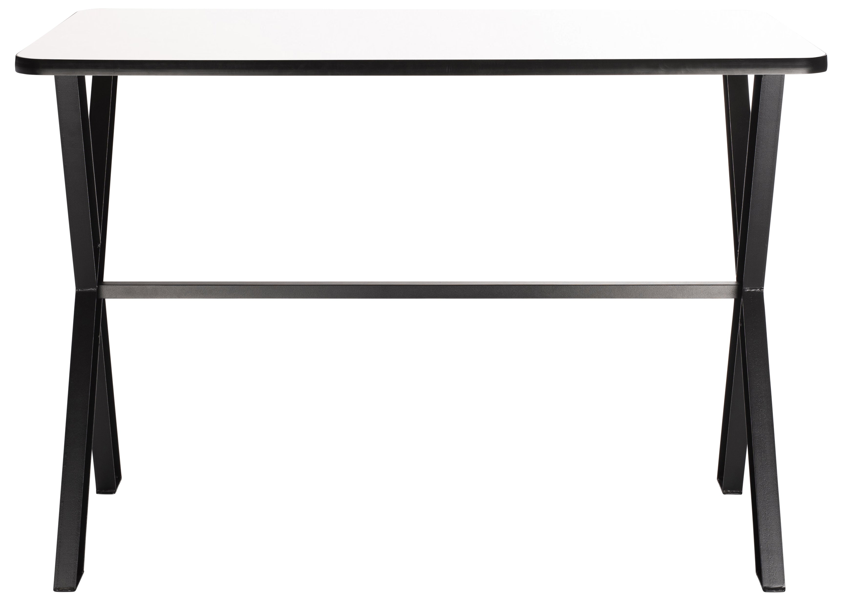 NPS® Collaborator Table, 36" x 72", Rectangle, 42" Height w/ Crossbeam, Whiteboard Top