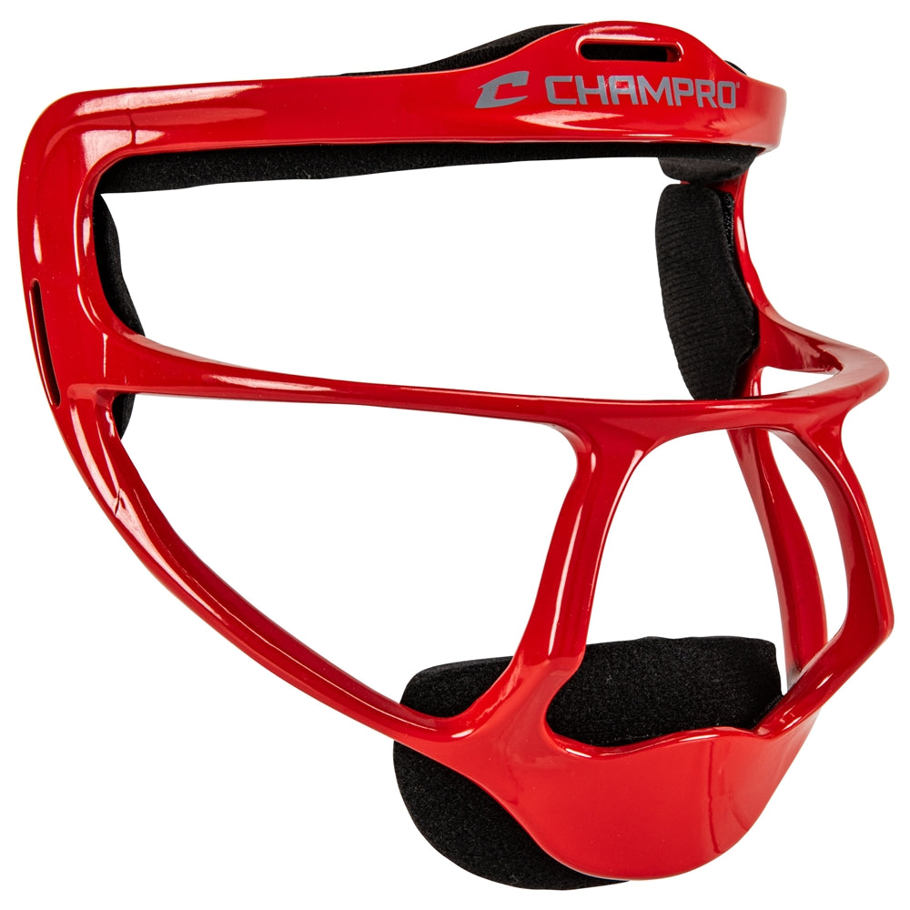 Pro-Elite Grill Facemask - Scarlet, Adult