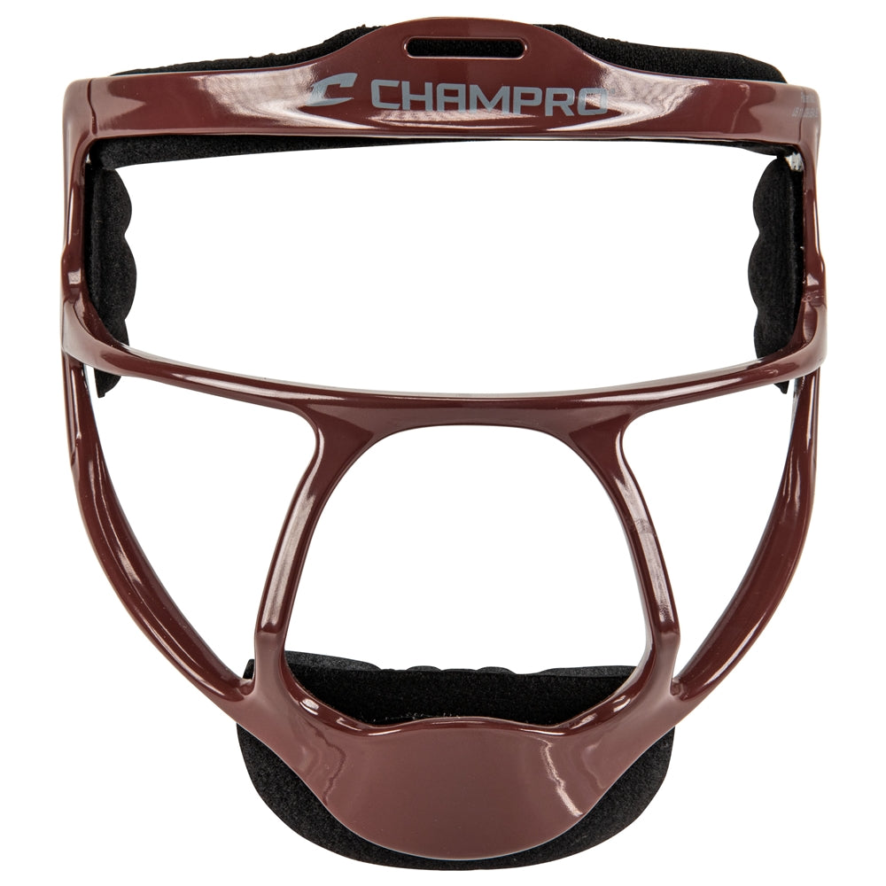 Pro-Elite Grill Facemask - Maroon, Adult