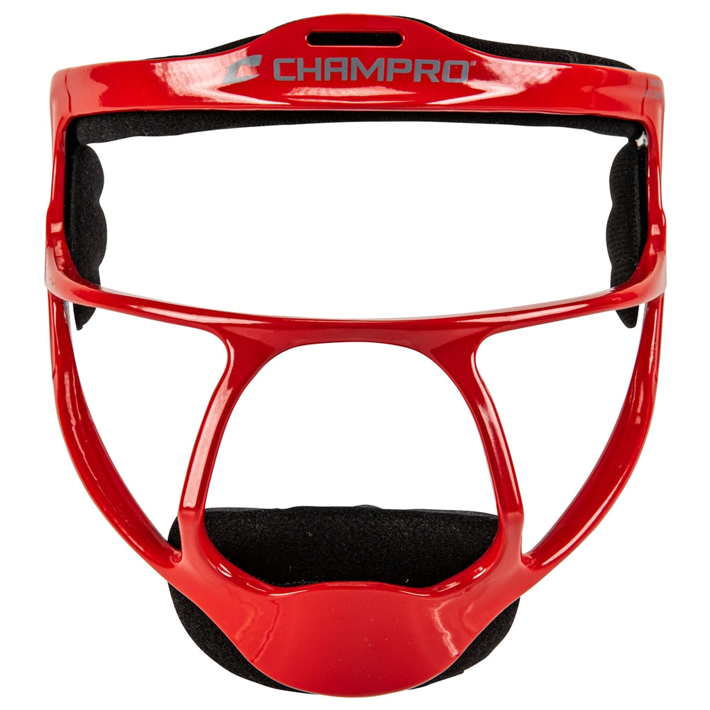 Pro-Elite Grill Facemask - Scarlet, Adult
