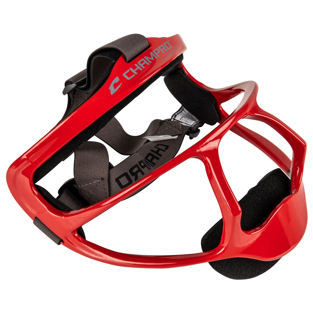 Pro-Elite Grill Facemask - Scarlet, Adult