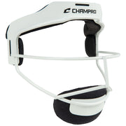 Sentry Fielder's Facemask - White, Adult