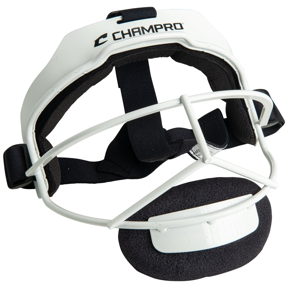 Sentry Fielder's Facemask - White, Adult
